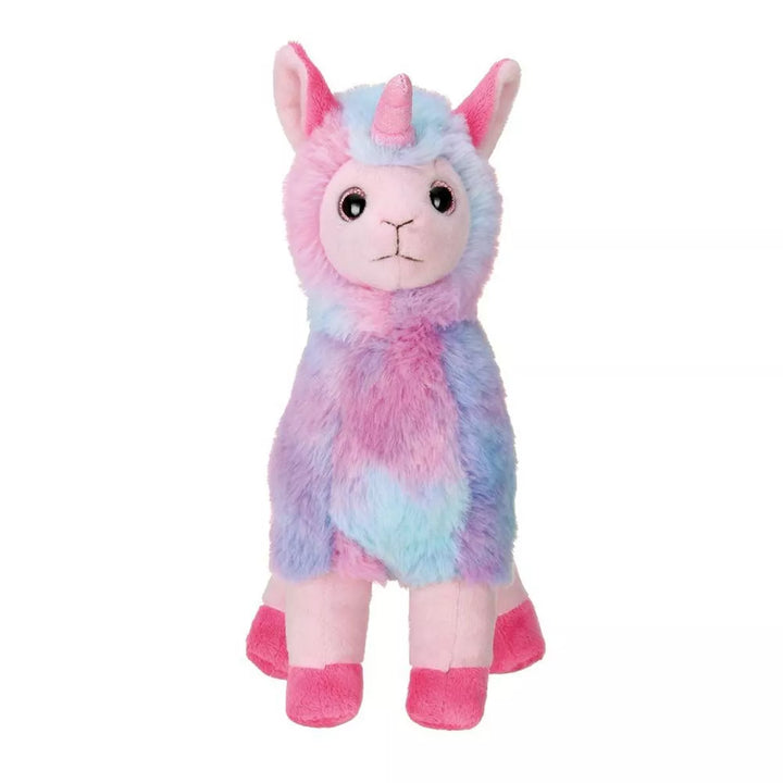 Bearington Luna Llamacorn the Rainbow Llama Plush, 10 Inch Llama Stuffed Animal