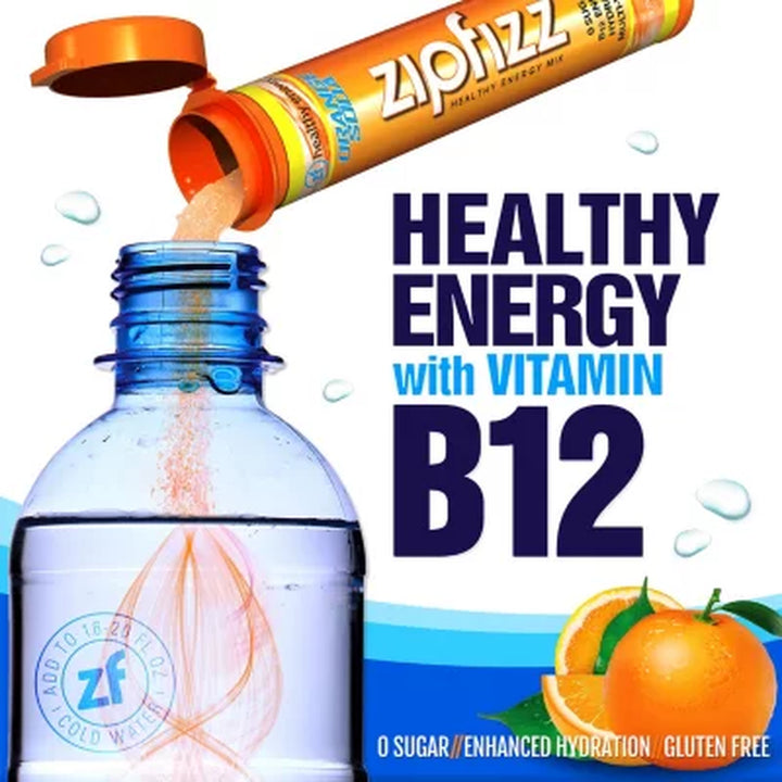 Zipfizz Energy Drink Mix, Orange Soda 20 Ct.