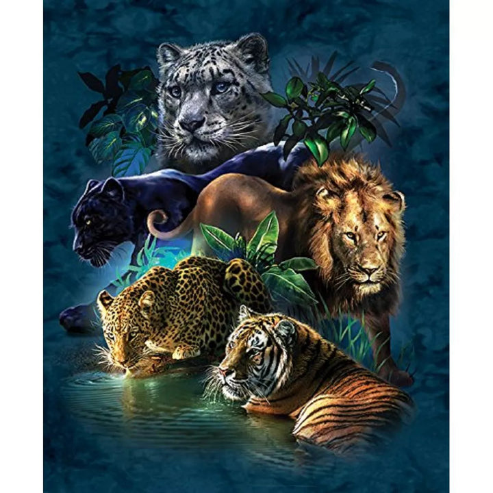 Sunsout Big Cat Prowess 1000 Pc Jigsaw Puzzle 52416