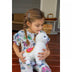 Light Autumn Llama Stuffed Animal Plush, White