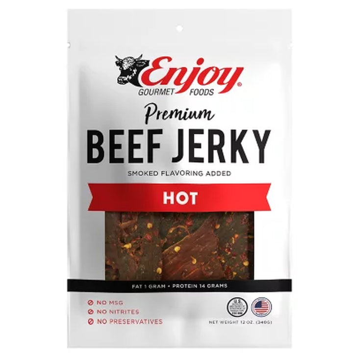 Enjoy Beef Jerky Hot (12 Oz.)