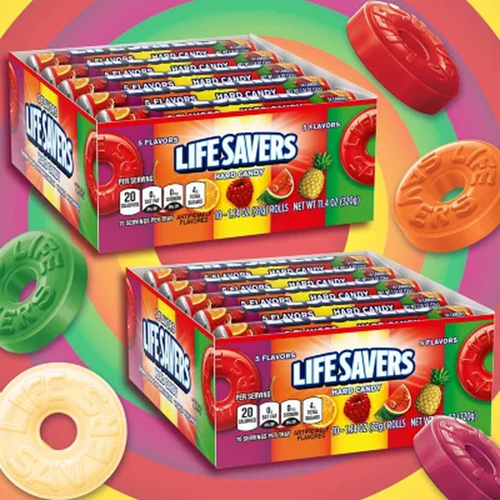 Life Savers 5 Flavors Hard Candy, 1.14 Oz., 20 Pk.