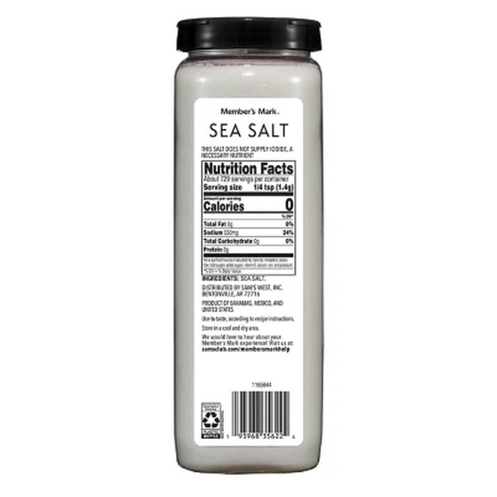 Member'S Mark Sea Salt, 36 Oz.