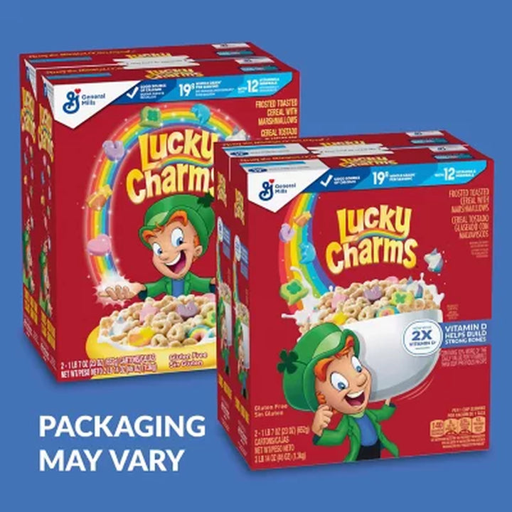 Lucky Charms with Marshmallows, 46Oz., 2Pk.