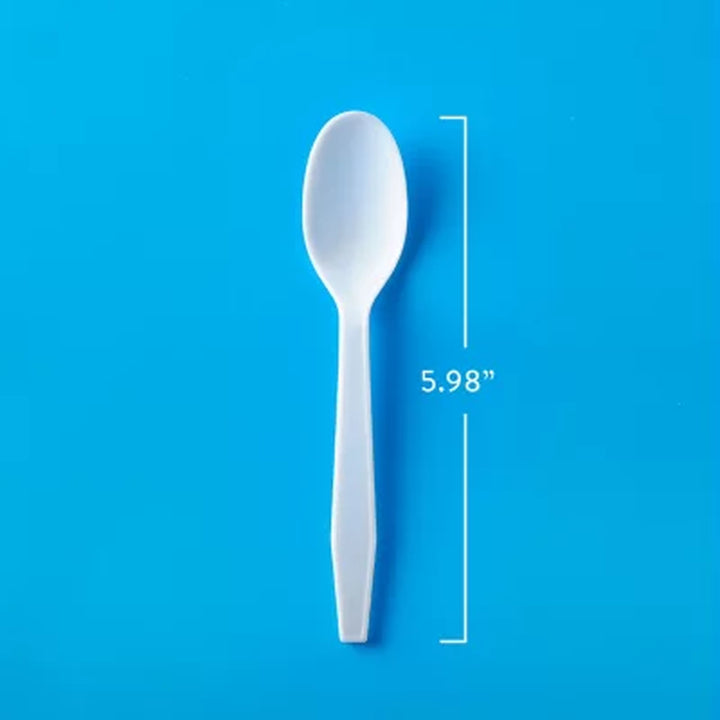 Member'S Mark White Plastic Spoons, Heavyweight (600 Ct.)