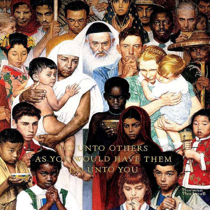 Masterpieces 1000 Piece Jigsaw Puzzle - the Golden Rule - 25"X25".