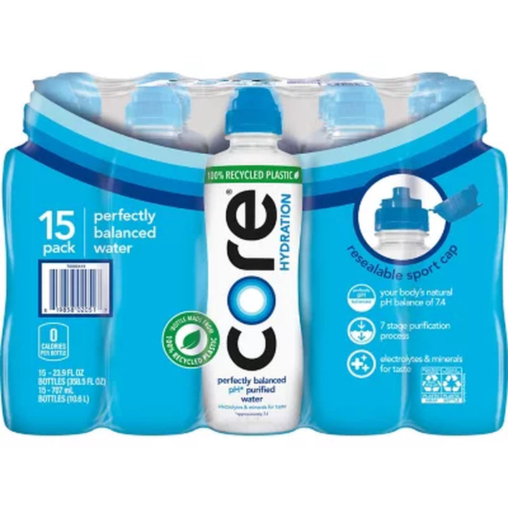 CORE Hydration Nutrient Enhanced Water 23.9 Fl. Oz., 15 Pk.