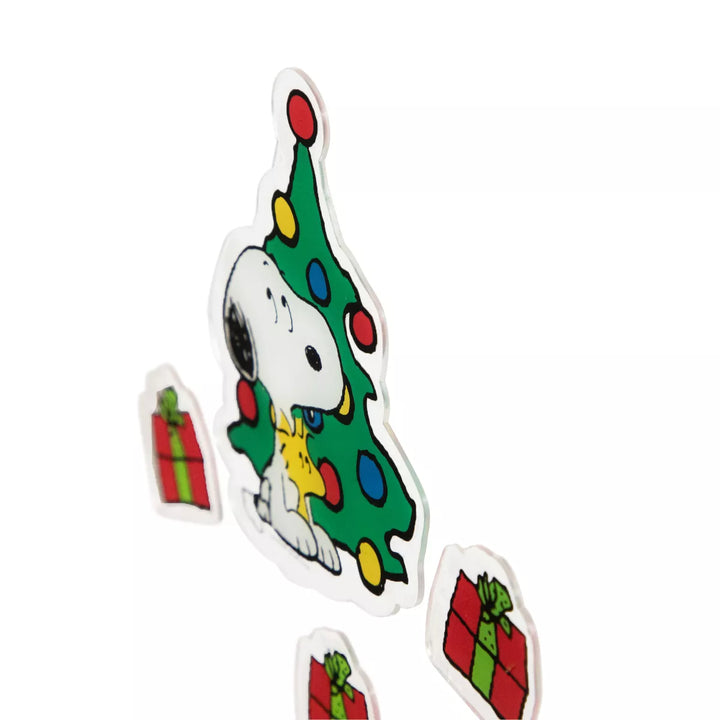 Northlight 8-Piece Peanuts Snoopy and Charlie Brown Christmas Window Clings