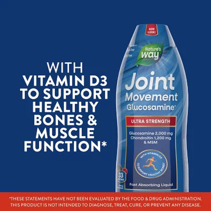 Nature'S Way Joint Movement Glucosamine Extra-Strength Liquid 33.8 Fl. Oz.