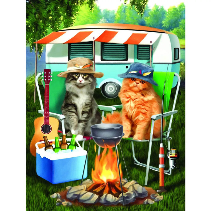 Sunsout Camping Buddies 300 Pc Jigsaw Puzzle 29762