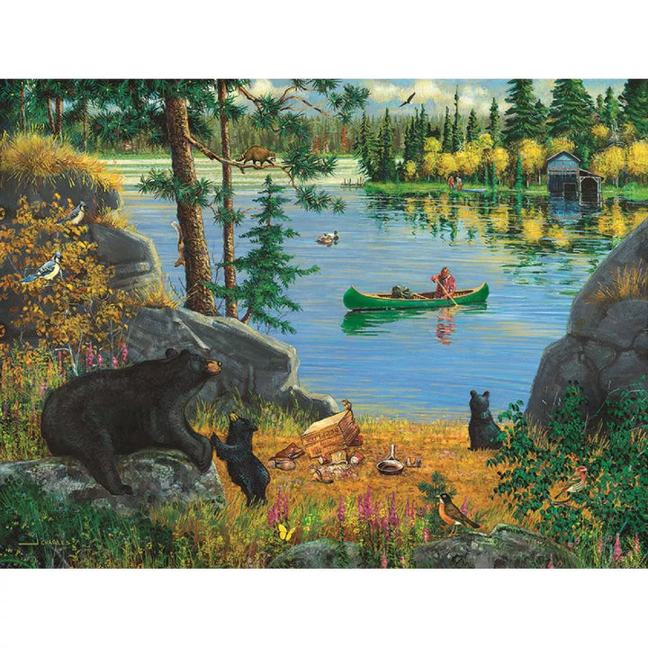 Sunsout Bear Family Picnic 500 Pc Jigsaw Puzzle 37241