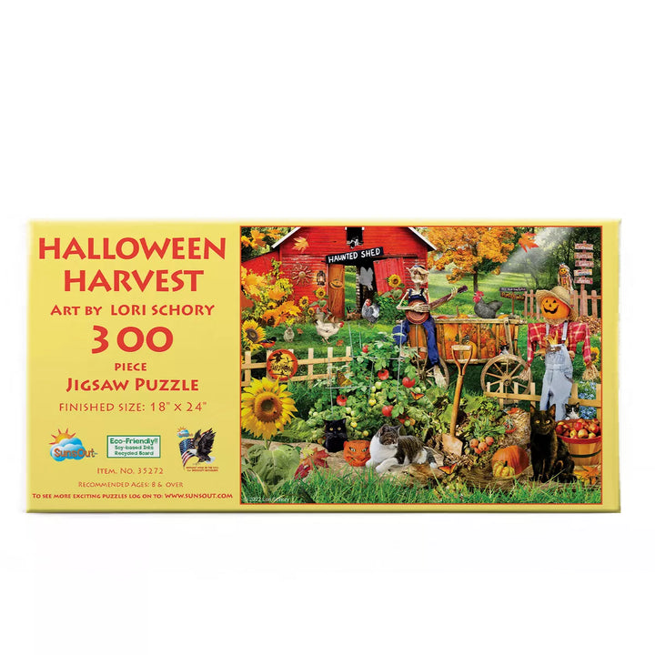 Sunsout Halloween Harvest 300 Pc Halloween Jigsaw Puzzle 35272