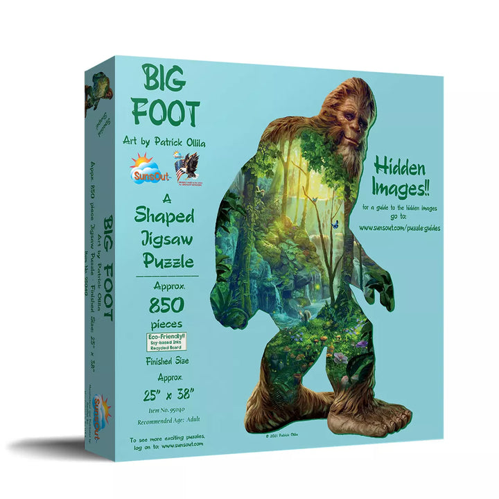 Sunsout Big Foot 850 Pc Special Shape Jigsaw Puzzle 95040