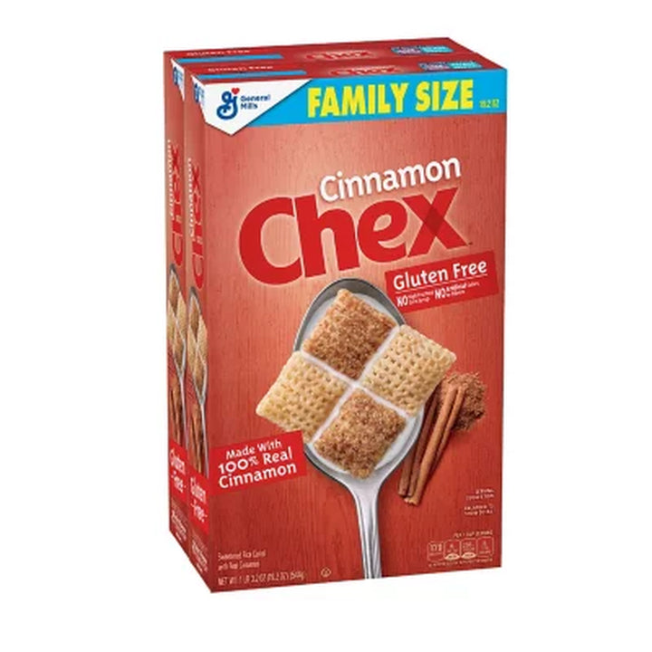 Chex Gluten-Free Breakfast Cereal, Cinnamon 2 Pk.