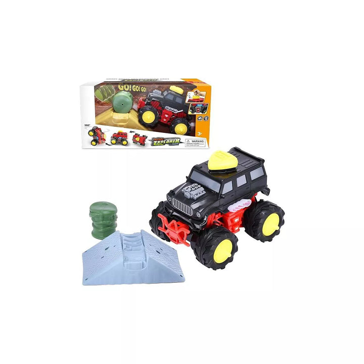 Dazmers 4.7Hx5.3Lx6.1W'' Monster Trucks for Boys, Black