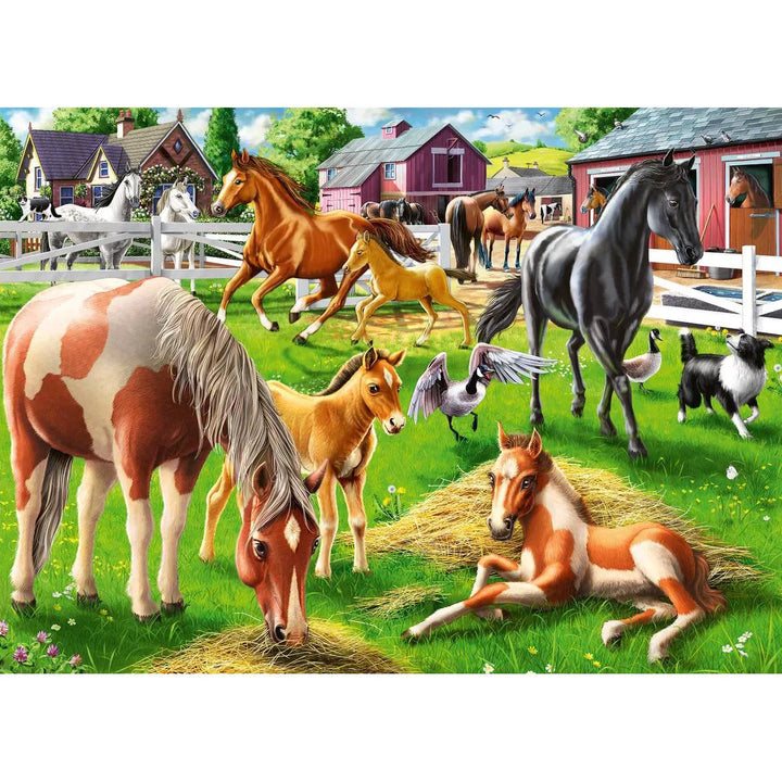 Ravensburger Happy Horses Kids' Jigsaw Puzzle - 60Pc