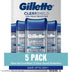 Gillette Cool Wave Clear Gel Men'S Antiperspirant and Deodorant, 3.8 Oz., 5 Pk.