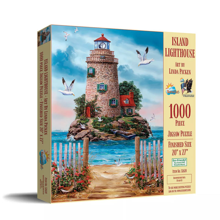 Sunsout Island Lighthouse 1000 Pc Jigsaw Puzzle 52620