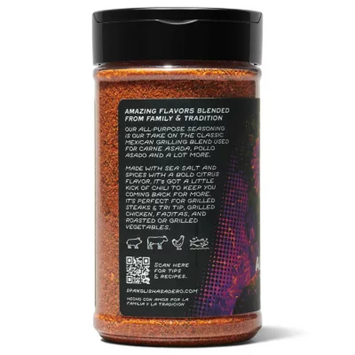 Spanglish Asadero All Purpose Seasoning 8.3 Oz.