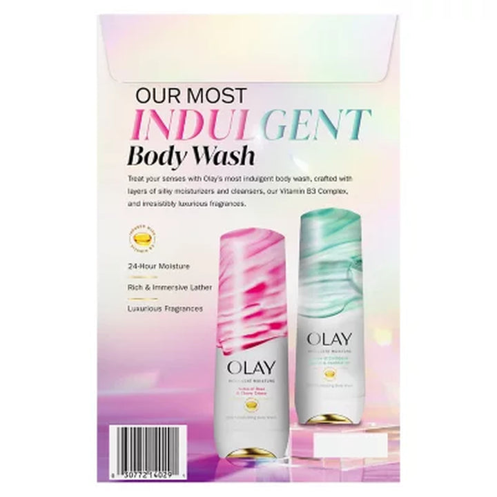 Olay Indulgent Moisture Body Wash with Vitamin B3, 20 Oz., 2 Pk.