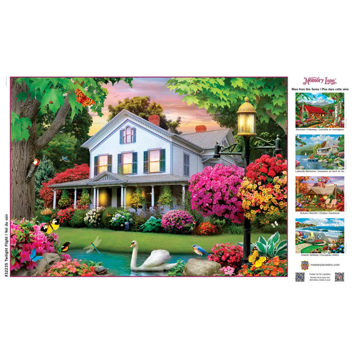 Masterpieces 300 Piece EZ Grip Jigsaw Puzzle - Twilight Flight - 18"X24".