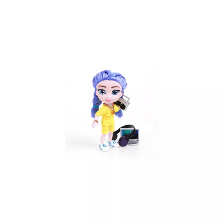 Loyal Subjects - Loyal Subjects - for Keeps - Ella Girl with Cupcake Keepsake Violet Hair 5" Action Figure (Net)