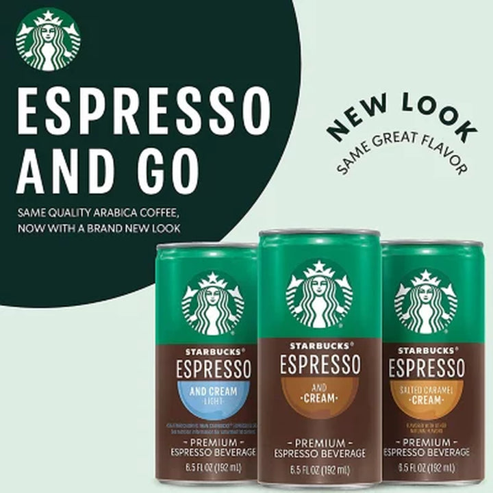 Starbucks Espresso and Cream 6.5 Fl. Oz., 12 Pk.