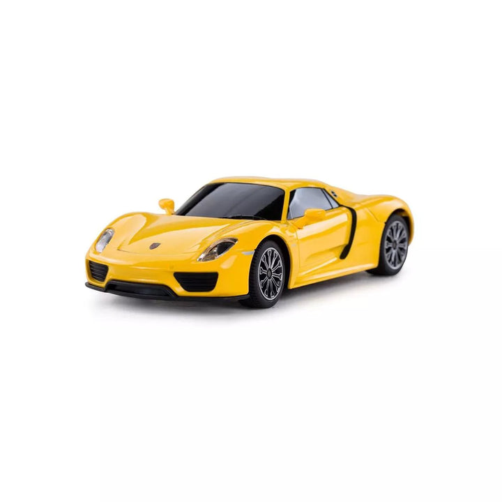 Link Worldwide Ready! Set! Go! Link 1:24 Scale Porsche 918 Spyder Remote Control Toy Car for Kids - Yellow