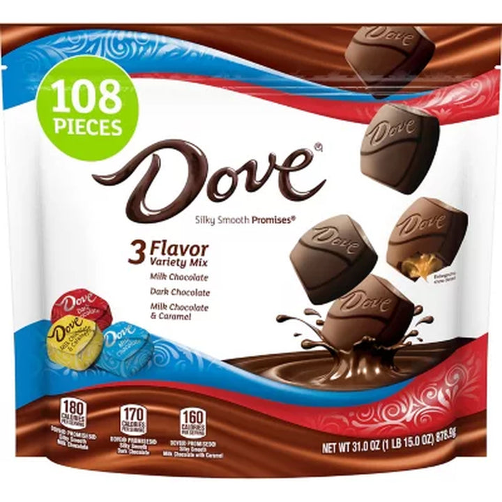 Dove Promises Assorted Chocolate Bulk Variety Pack, 108 Pcs.