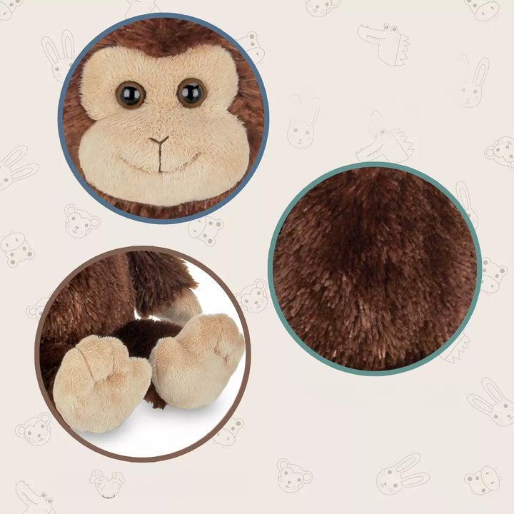 Bearington Collection Swings Soft Plush Monkey Stuffed Animal, 15"