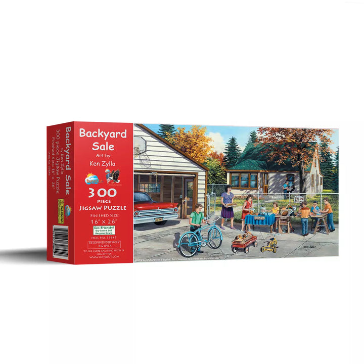 Sunsout Backyard Sale 300 Pc Jigsaw Puzzle 39845