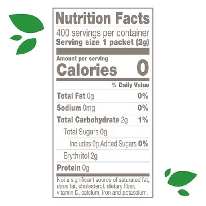 Truvia Original Calorie-Free Natural Sweetener (400 Ct.)