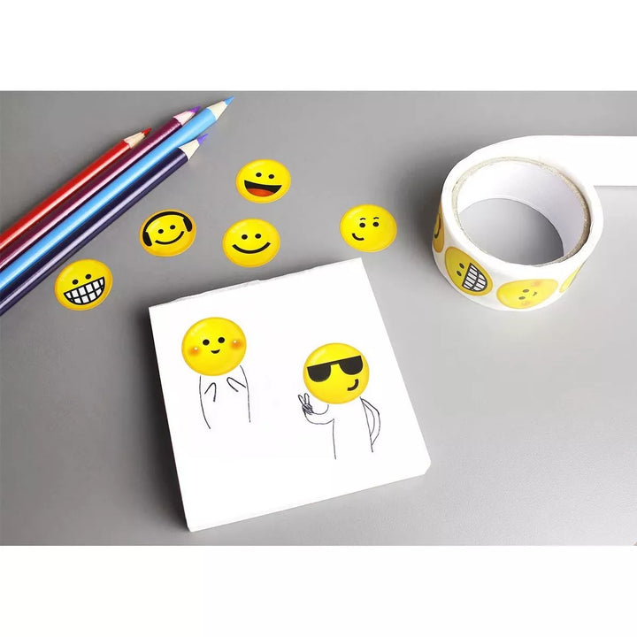 Juvale 600 Count Reward Achievement Sticker Roll for Kids, Teacher Supplies