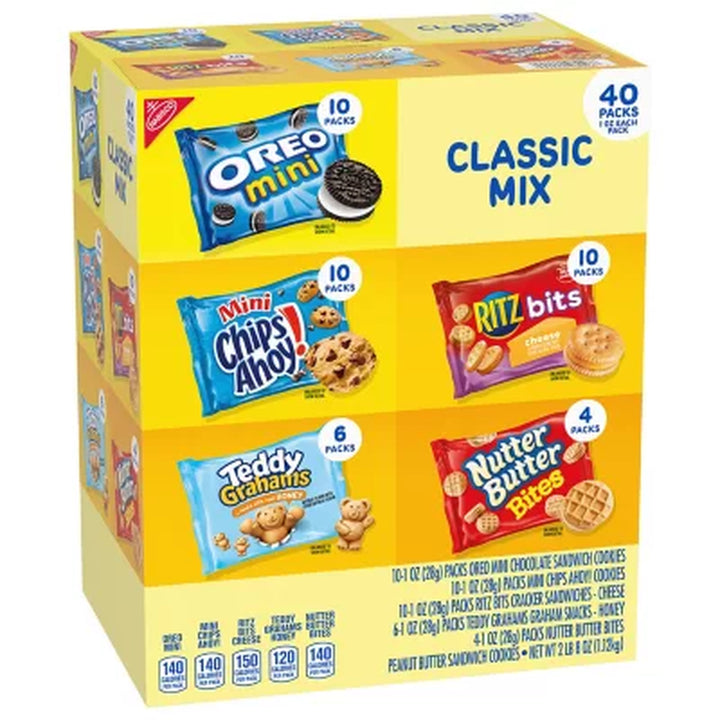 Nabisco Classic Mix Cookie & Cracker Variety Pack 40 Pk.