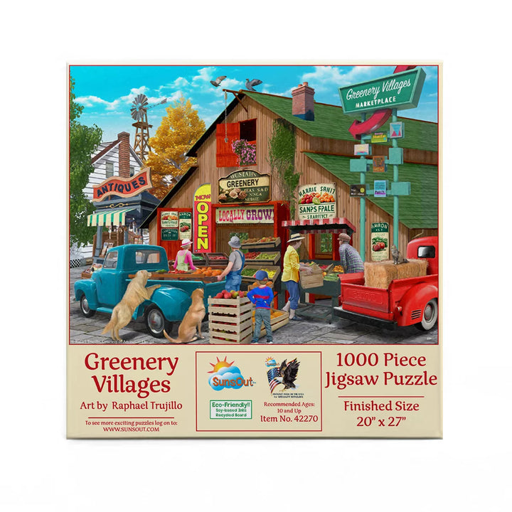 Sunsout Greenery Villages 1000 Pc Jigsaw Puzzle 42270