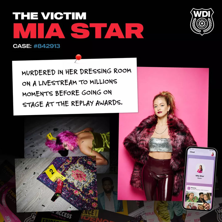 What Do You Meme? Who Killed Mia? Murder Mystery Game