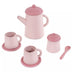 Hudson Baby Silicone Toy Tea Set, Pink, One Size