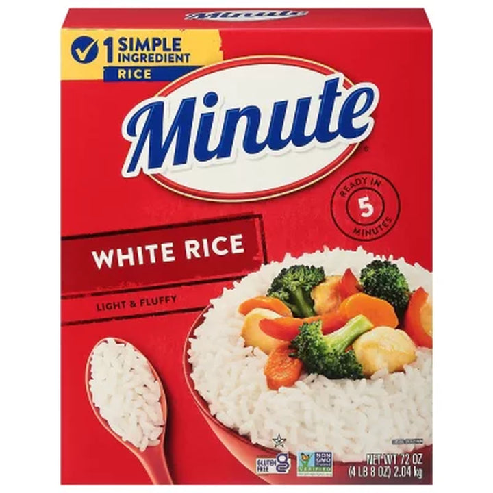 Minute Instant Light and Fluffy White Rice, 72Oz.