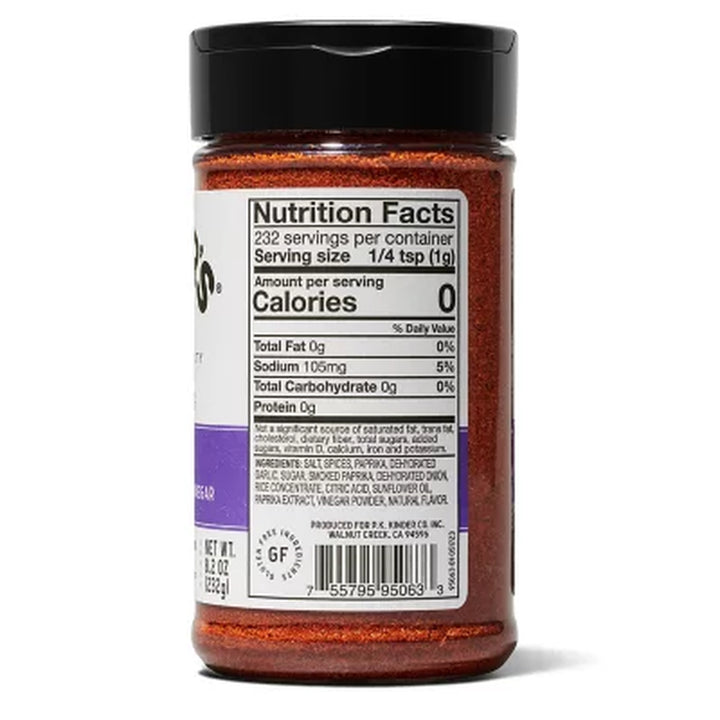 Kinder'S Chorizo Seasoning 8.2 Oz.