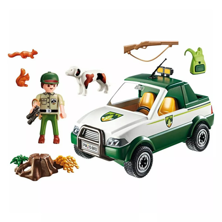 Playmobil Playmobil 6812 Country Forest Ranger Pick up Truck Building Set