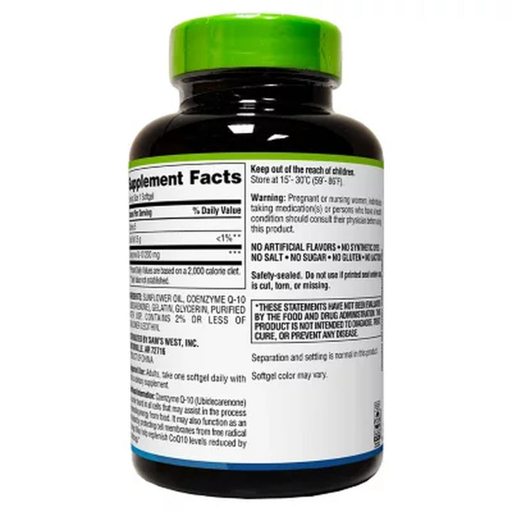 Member'S Mark Coq10 Softgels, 200 Mg, 180 Ct.