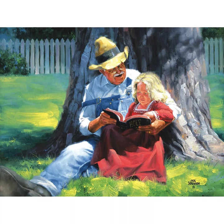 Sunsout Grandpa'S Bible 500 Pc Jigsaw Puzzle 16834