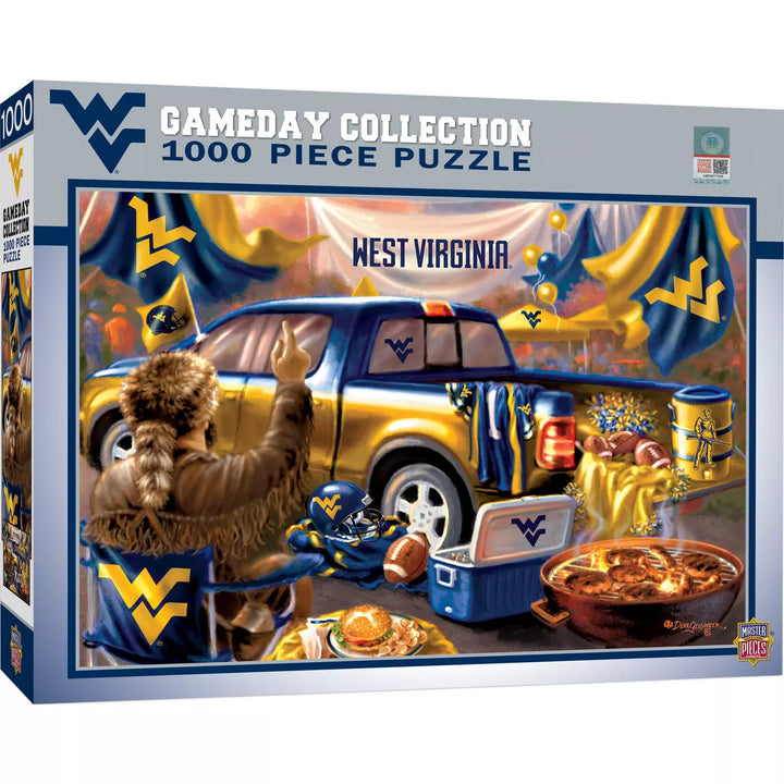 Masterpieces 1000 Piece Jigsaw Puzzle - NCAA WVU Mountaineers Gameday.