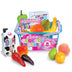 Sophia’S 14 Piece Grocery Basket Food Set for 18'' Dolls, Multicolor