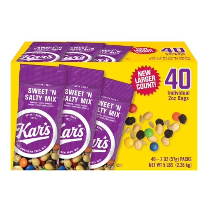 Kar'S Sweet 'N Salty Mix 2 Oz., 40 Pk.