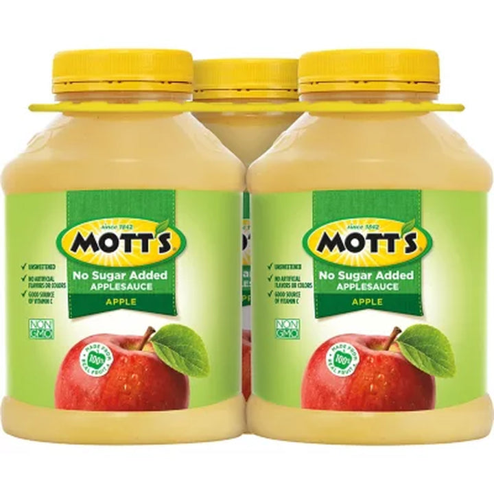 Mott'S No Sugar Added Applesauce, 138Oz.