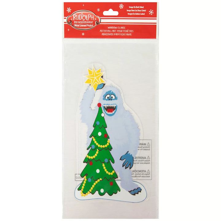 Northlight 8" Bumble Tops the Tree Double Sided Gel Christmas Window Cling Decoration