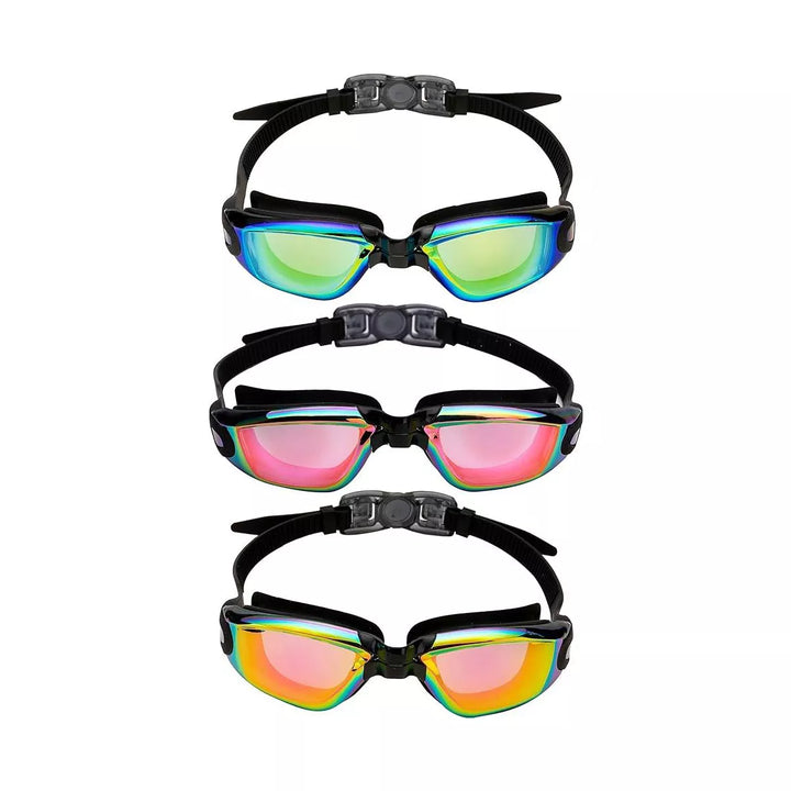 Syncfun 3 Pack Swim Goggles, Swimming Goggles for Adult Men Women Teens Youth