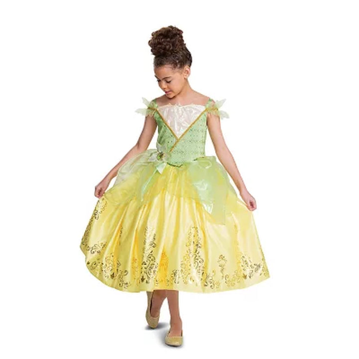 Disney Princess Tiana Kids Premium Costume Gown