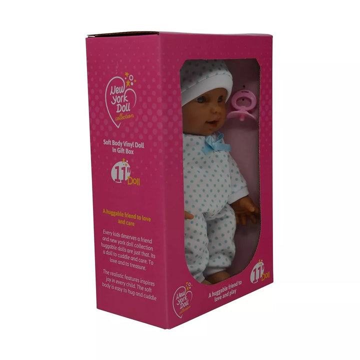 The New York Doll Collection 11 Inch Soft Body Baby Doll